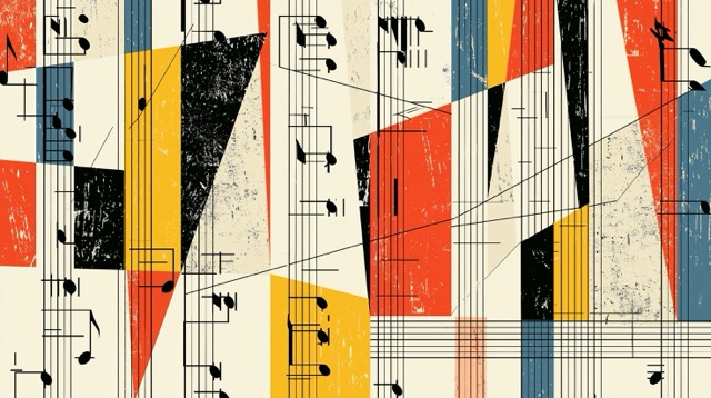 bebop jazz music - dimensioni medie